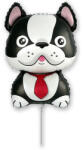 Godan Bulldog Black, Kutyás fólia lufi 36 cm (MLG140477)