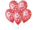 Godan Szív Hearts léggömb, lufi 5 db-os (30 cm) (MLG301670)