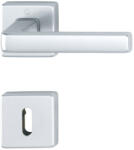 HOPPE DUBLIN rozettás kilincsgarnitúra szögletes ezüst eloxált BB (SCH-102203671)