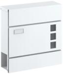 BASI BK 380M modern újságtartós postaláda (fehér)