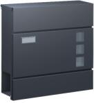BASI BK 380M modern újságtartós postaláda (antracit)