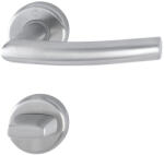 HOPPE ALTA rozettás kilincsgarnitúra 42-45 mm nemesacél matt WC (SCH-102205463)