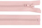 Fashion Műanyag fogú cipzár kabátba, No 5, 5mm, 65cm hosszú, 590315, púderrózsaszín