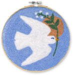 ReStyle Punch kit - Békegalamb - hímzés csomag - 17.8 cm