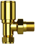 Welland heating Radiátor sarok szelep - 1/2" - MRV-G (arany) (MRV-G)