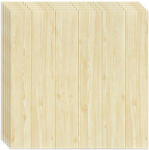 HOZRO Tapet 3D autoadeziv, Model imitatie panouri de lemn, design modern, foarte usor de montat, Panouri Lemn Crem