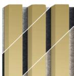 LAMEO Filcre Alá Tett Arany Lécek, dekoratív, akusztikus, 3D Színminta (LAMEO_PFILC)