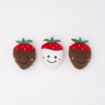 ZippyPaws Miniz 3-pack Chocolate Covered Strawberries