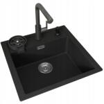 Franke Mosogató Franke Sirius Sid 610 Csaptelep Adagoló Mosó Készlet Fekete Kosár (FRANKE24464)