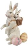 Clayre&eef Húsvéti nyuszi kisnyuszival a puttonyában