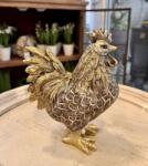 Kreatív Tyúk figura arany