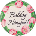 Valex Decor 5db. "Boldog Nőnapot! " feliratos dekor tábla 5cm (GV03-53)