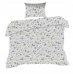 Karo Ágyneműhuzat 140x200 virágos szürke lila Classic (2311368)