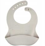 Canpol babies Canpol Előke Szilikon Előke Zsebbel Szürke Pöttyös 4M+ 51/029 (51/029_grey)