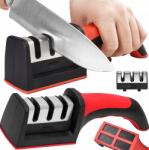 Hurt-Plast Konyhai Késélező Háromfázisú Éles Kézi 3az1ben (OSTRZAŁKA DO OSTRZENIA NOŻY KUCHENNYCH)