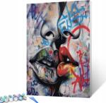 CE Festmény számok szerint grafiti kerettel festék 41x51cm (X001S5APSV)