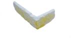 ELK Coltar caramida aparenta Pastel Corner, Yellow Whitened, 265x65x15 mm (ELK-PASTELC-YW)