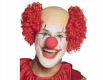 Boland Bohóc paróka kopasz Jelmez Bohóc haj Piros (8712026859860)