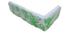 ELK Coltar caramida aparenta Pastel Corner, Green Whitened, 265x65x15 mm (ELK-PASTELC-GRW)