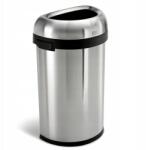 simplehuman Félkör Alakú Szemeteskosár 60L Szálcsiszolt Acél (CW1468)