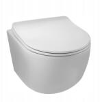 BALNEO Wc Tál Felfüggesztett Luna Kerámia Szabadon Ereszkedő Perem Nélkül (G0101010101-3)