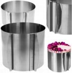 Vergionic Tortatartó Állítható 16-28cm Tortatartó Karika Forma (Rant Do Tortu Ciast Tortów Regulowany 16-28cm)