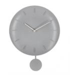 Bizzotto Ceas perete cu pendul plastic gri Jair 30x6x39.5 cm (0185554deco)