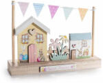 Decorer Decoratiune Paste lemn multicolor cm 20 x 5 x 15 H (A51.59.15)