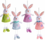 Decorer Set 4 figurine Iepurasi Paste textil multicolor 9x5, 5x32H (A16.19.74)