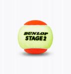 Dunlop Gyerek teniszlabdák Dunlop Stage 2 3 db narancssárga-sárga (601339)