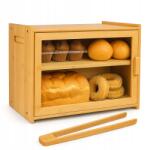 101Products Konyhai Kenyértartó Üveglappal Kenyértartó Zsemle Kenyér Nagy Loft (5907196540592)