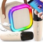  Karaoke Szett Gyerekeknek 2 Mikrofon Vezeték Nélküli Hangszóró 2X Mikrofon (ZESTAW DO KARAOKE DLA DZIECI 2 MIKROFONY)