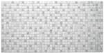 Dms Panou decorativ, PVC, model mozaic, nuante gri si alb, 96x48.5cm (PVC0001)