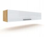 Krak Meble Függő szekrény vízszintes Rtv komód Simply Up Craft fehér fényes 180 (10231180150N)