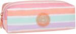 Marshmallow Ученически несесер Marshmallow - Stripes, Peach (DKT64475)