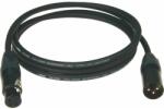 KLOTZ Cablu de Microfon / Semnal Balansat Klotz MC2000 - Neutrik XLR cu Pini Auriti (mc2000-nc3mxx-b-nc3fxx-b)