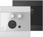 AUDAC Panou de perete ARES5A - Microfon & intrare linie - 80 x 80 mm - NEGRU (WP205B)