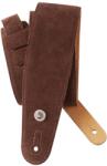 D'addario curea chitara Piele întoarsă Cognac (25SS01-DX)