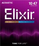 Elixir 10-47 80/20 Bronze Polyweb - Corzi Chitara Acustica (11000)