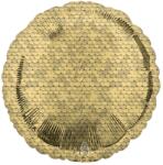 Amscan Arany Sequin mintás fólia lufi 43 cm (DPA4219901) - kiskincsek
