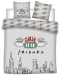 Aymax Jóbarátok Grey dupla, kétszemélyes ágyneműhuzat 240×220cm, 63x63 cm Microfibre (AYM985500) - kiskincsek