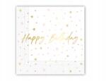 Procos Szülinapi szalvéta Happy Birthday 33cm 20db - allegro - 430 Ft