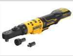 DEWALT 12V akkus racsnis csavarkulcs 1/4"/ 3/8", 75 Nm, Akku és töltő nélkül papírdobozban (DCF500N-XJ-)