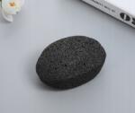 7&7 habkő fekete ovális vulkáni kőzet 9 x 6 x 3 cm YWG-110 (ywg-110)