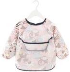 MilaBaby Ételtartó előke maradéktartó zsebbel Prémium Elegáns (#C402B 5)