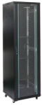 Dateup Rack 42U 800x800, montare pe podea, usa din sticla, panouri laterale detasabile si securizate, dezasamblat, culoare negru RAL 9004, DATEUP (MS2.8842.9001)