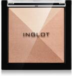Inglot Multicolour System Highlighting & Bronzing Powder paleta bronzare si stralucire culoare 12 8.8 g