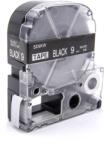 Compatibil Epson LK-3BWV, SD9KW, 9mm x 9m, text alb / fundal negru, banda compatibila (LKSD9KW)