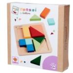 Eichhorn : Montessori fa oktató játék 13 darabos - Formabeillesztő (100006032) (100006032) - aqua