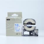 Compatibil Epson LK-5WLN, SS18BW, 18mm x 9m, text albastru / fundal alb, banda compatibila (LKSS18BW)